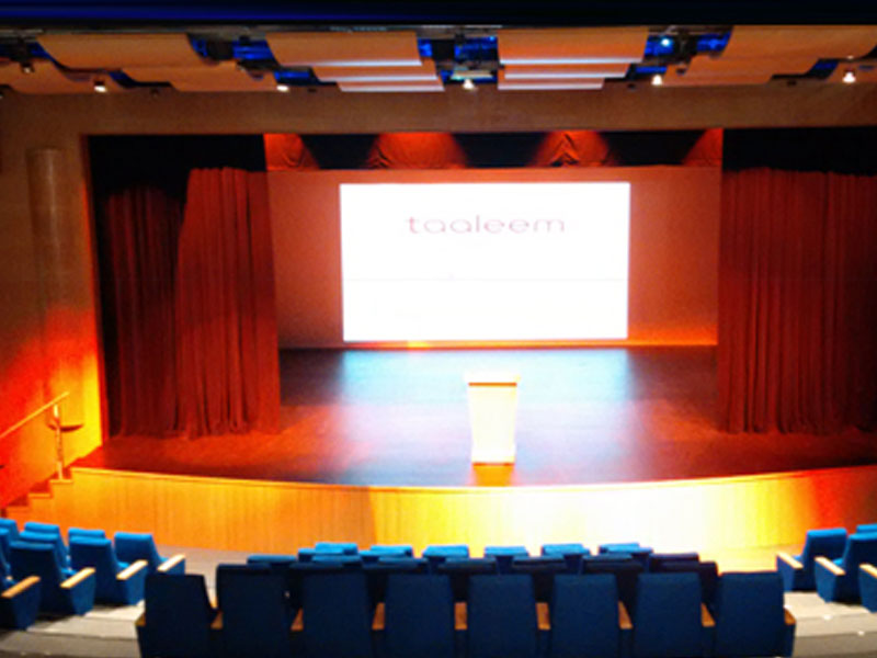 Turnkey Project - AV, lighting & Acoustics Fit-out | Dubai British School Auditorium at Jumeirah Park | Oasis Enterprises