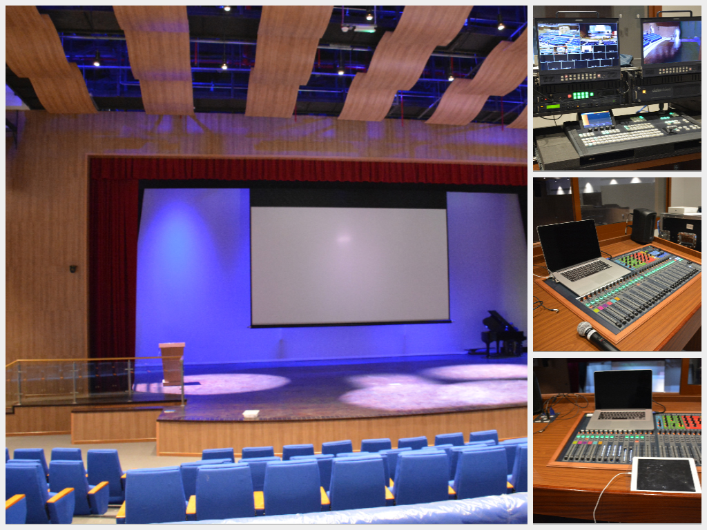 Auditorium Audio, video and Lighting Systems | Al Raha International School, Abu Dhabi | Oasis Enterprises