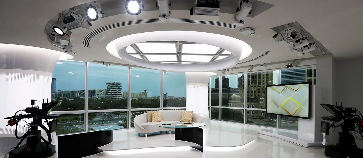 Al Arabiya News Channel, Dubai | ETC Lighting Dimming Control System for Broadcast Studio | Oasis Enterprises
