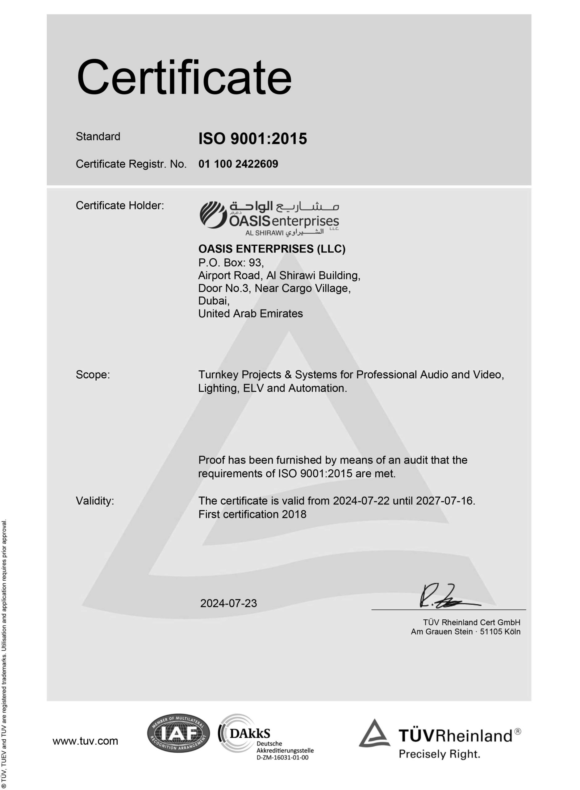 ISO 9001:2015